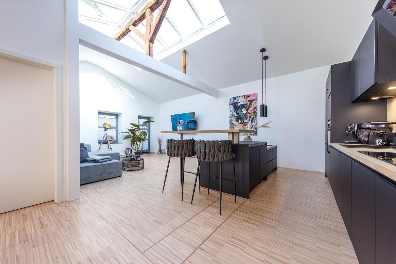 Lichtdurchflutetes Design - Appartement Guetersloh - 90 Qm Bagian luar foto