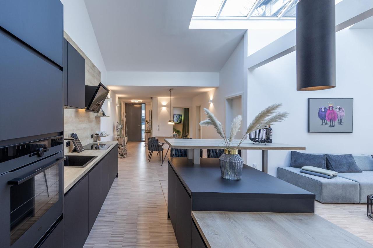 Lichtdurchflutetes Design - Appartement Guetersloh - 90 Qm Bagian luar foto