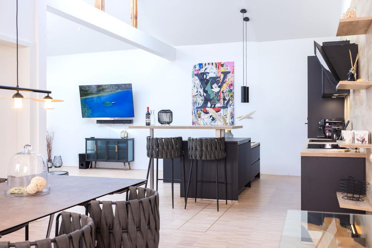 Lichtdurchflutetes Design - Appartement Guetersloh - 90 Qm Bagian luar foto